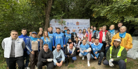 В Ленинском округе очистили берега Булатниковского пруда - Ленинский городской округ
