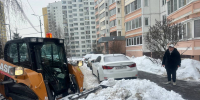 Ликвидация последствий снегопада - VidnoeInform.Ru